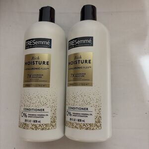 2 TRESemme' Rich Moisture Hyaluronic Plex Conditioner Pro Styletech 28 Fl Oz New